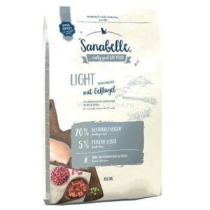 Sanabelle Light 10 кг корм для взрослых кошек - рекомендован для кошек с избыточным весом