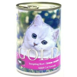 NERO GOLD 810 г консервы для кошек сочная говядина 1х12