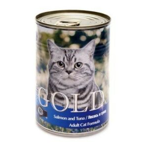 NERO GOLD 410 г консервы для кошек лосось и тунец 1х24