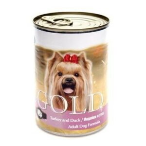 NERO GOLD 410 г консервы для взрослых собак индейка и утка 1х24