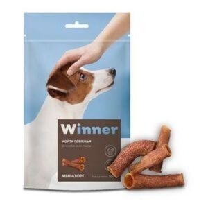 WINNER 100 г лакомство сухое для собак говяжий венчик хвоста 1х5