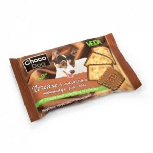 VEDA CHOCO DOG 30 г печенье в молочном шоколаде лакомство для собак 1х14