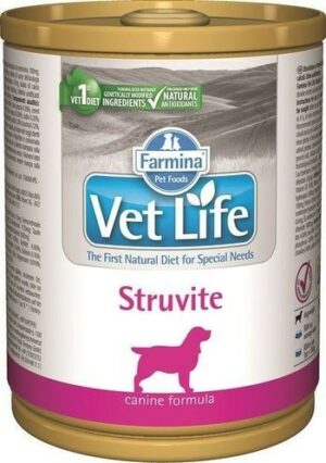 FARMINA VET LIFE NATURAL DIET DOG STRUVITE 300г консервы паштет диета для собак при струвитах 1х6