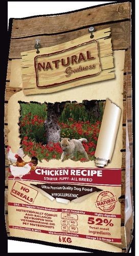 NATURAL GREATNESS CHICKEN RECIPE STARTER PUPPY 6 кг сухой корм для щенков до 12 месяцев с курицей