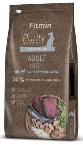 FITMIN PURITY ADULT 12 кг сухой корм для взрослых собак рис