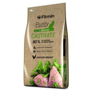 FITMIN PURITY CASTRATE 400 г сухой корм для кастрированных котов и стерилизованных кошек 1x22