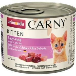ANIMONDA CARNY KITTEN BABY-PATE 200 г консервы для котят с 4-х недельного возраста