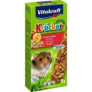 VITAKRAFT Kracker Fruits & Flakes 2шт крекеры для хомяков фруктовые 1х10