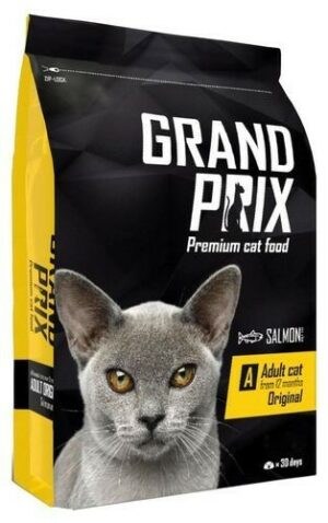 GRAND PRIX Adult Original 8 кг сухой корм для кошек с лососем