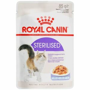 ROYAL CANIN STERILISED 85 г пауч желе влажный корм для стерилизованных кошек 1х24