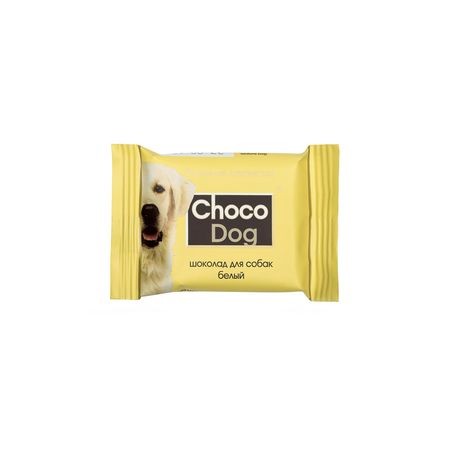 VEDA CHOCO DOG 6 шт 15 г шоколад белый лакомство для собак 1х12