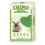 CHIPSI CAREFRESH Forest Green 14 л зеленый бумажный наполнитель для мелких домашних животных и птиц 1х4
