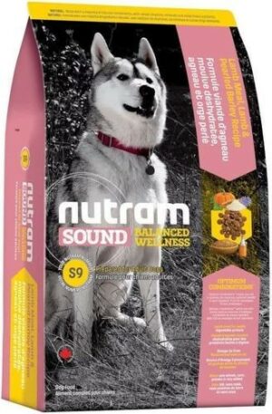 S9 NUTRAM SOUND HOLISTIC 2кг натуральный корм для взрослых собак с ягненком и ячменем 1х6
