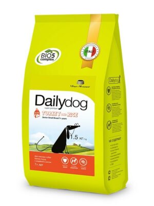 Dailydog Senior Small Breed Turkey and Rice для пожилых собак мелких пород с индейкой и рисом - 1