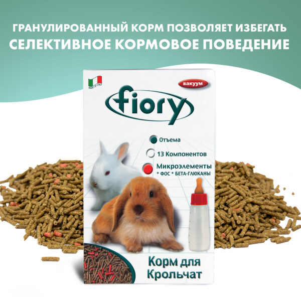 Корм Fiory Puppypellet для крольчат