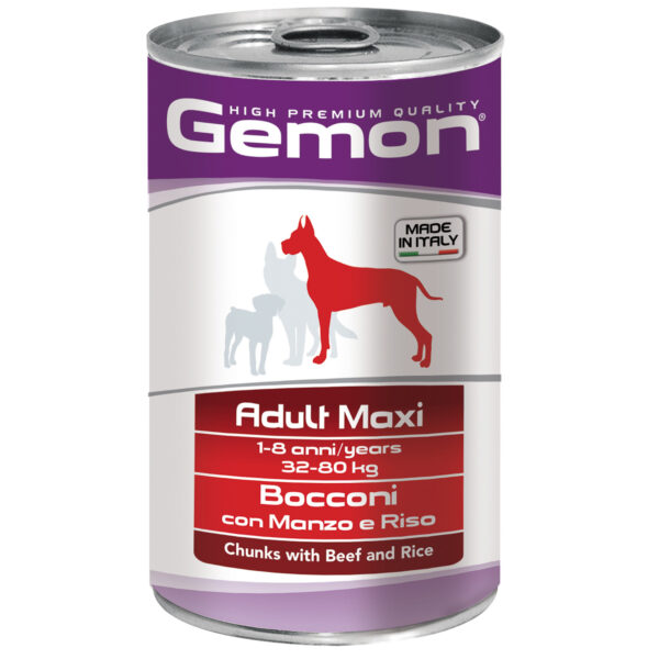 Влажный корм Gemon Dog Maxi для взрослых собак крупных пород
