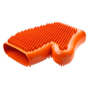 Перчатка Hunter Smart резиновая для вычесывания шерсти оранжевая